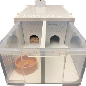 12L set up kit 6 LABP 12 Litre Ball Python Starter Kit – Hatchling RUB Setup (White, Free UK Delivery)