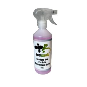 HerpXotics Pet Safe Disinfectant Spray 500ml and 1L – Reptile Vivarium Cleaner & Deodoriser