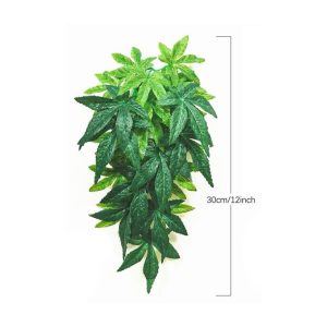 HerpXotics Artificial Abutilon Plant – Reptile Vivarium Hanging Vine (30–50cm)