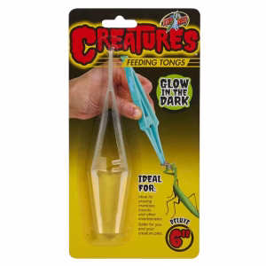 Feeding Tweezers GID Zoo Med Creatures Plastic Feeding Tweezers – Glow in the Dark (6")