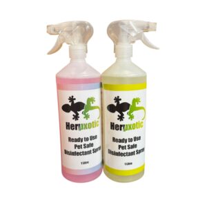 Herpxotics Pet Cleaner 1000ml HerpXotics Pet Safe Disinfectant Spray 500ml and 1L – Reptile Vivarium Cleaner & Deodoriser